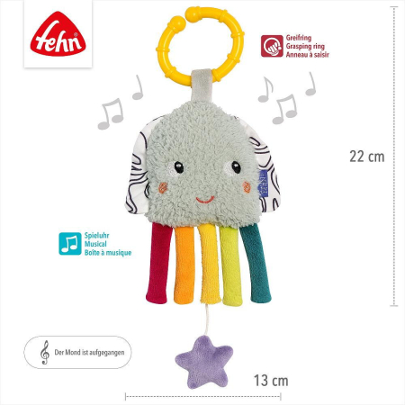 Jucarie muzicala mini - Caracatita colorata [3]