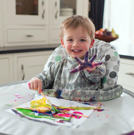 Kit hranire - Baveta si tava (Fructe Vesele) [14]