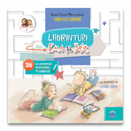 CĂRȚI PENTRU COPII - Labirinturi cu Ema si Eric