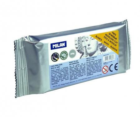 ARTE PLASTICE - LUT PENTRU MODELAJ ALB 400G MILAN COD 9114104