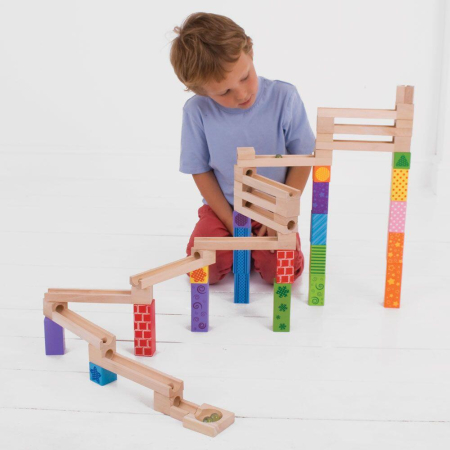 Marble Run din lemn [9]