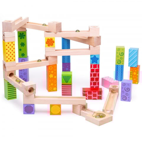 Jucarii indemanare - Marble Run din lemn