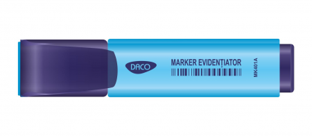 Markere - MARKER EVIDENTIATOR DACO ALBASTRU MK401A