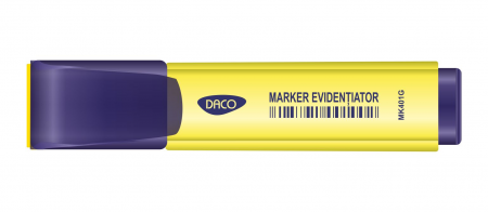 Markere - MARKER EVIDENTIATOR DACO GALBEN MK401G