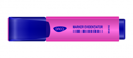 Markere - MARKER EVIDENTIATOR DACO ROZ MK401RZ