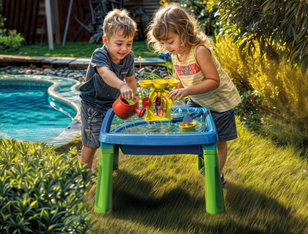 Masuta de activitati 3 in 1 pentru copii - Viu colorata [2]