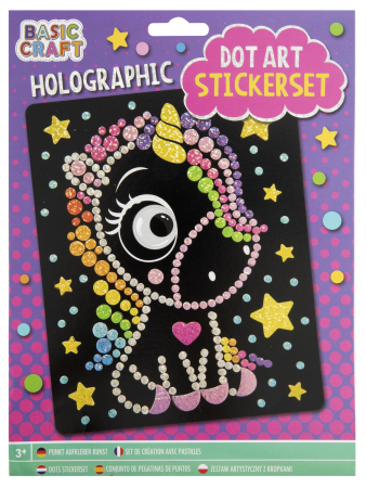 JUCĂRII - Mozaic cu autocolante - Unicorn