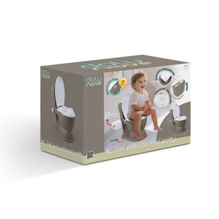 Olita educationala multifunctionala 2 in 1 - Gri mat [2]