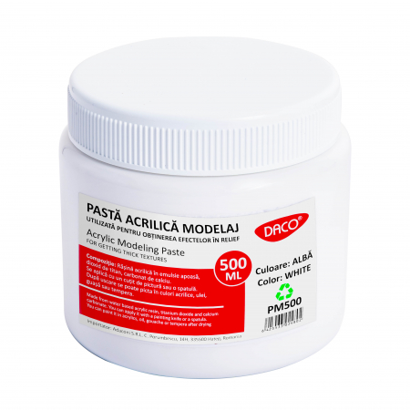 ARTE PLASTICE - PASTA ACRILICA MODELAJ DACO PM500