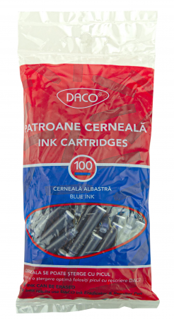 INSTRUMENTE DE SCRIS - PATRON SCURT 100/SET ALBASTRU DACO PA100