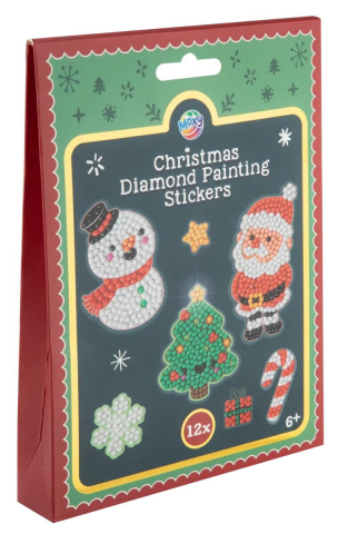 Jucarii arta si creativitate - Pictura cu diamante - Abtibilduri de Craciun