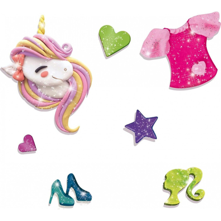 Plastilina cu sclipici - Barbie [2]