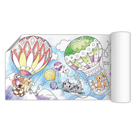 Poster de colorat - Aventurile animalutelor [2]