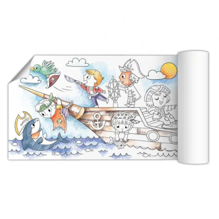 JUCĂRII - Poster de colorat - Pirati