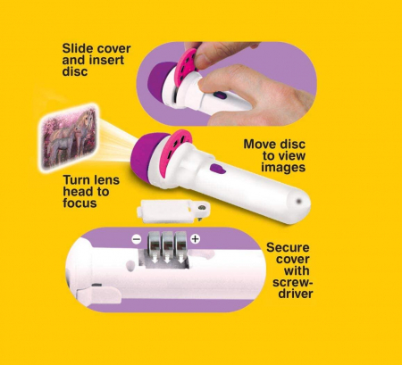 Proiector tip lanterna - Zane si unicorni [2]