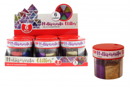 Accesorii pudra - PUDRA GLITTER MULTISARARITA DACO PU050