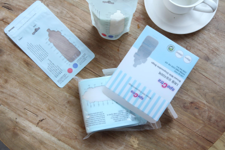 Accesorii alaptare bebelusi - Pungi stocare lapte matern cu fermoar (30 buc.)