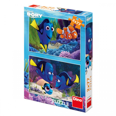 Puzzle 2 in 1 - Gasirea lui Dory (2 x 77 piese) [2]