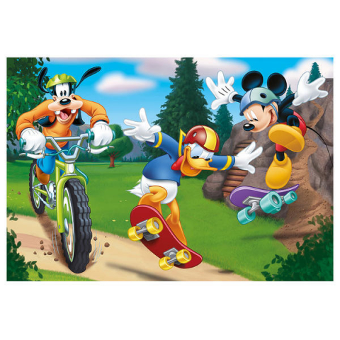 Puzzle 2 in 1 - Mickey campionul (2 x 77 piese) [1]