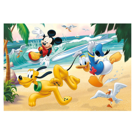 Puzzle 2 in 1 - Mickey campionul (2 x 77 piese) [2]