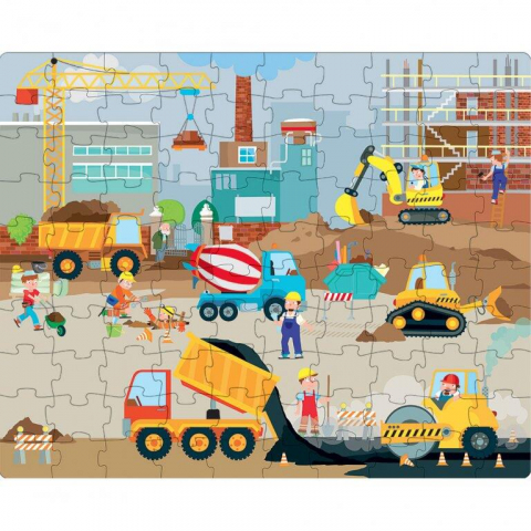 Puzzle (30 piese) cu carte - Vehicule [2]