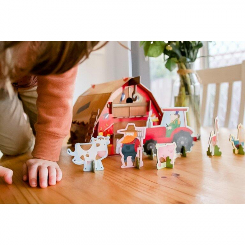 Puzzle 3D - Ferma vesela [3]