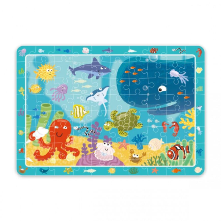 Puzzle-uri educative - Puzzle - Animalute marine (80 piese)