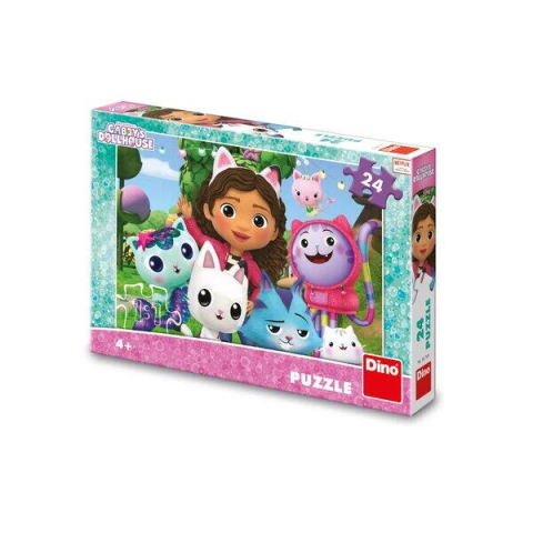 Puzzle - Casa de papusi a lui Gabby (24 piese) [1]