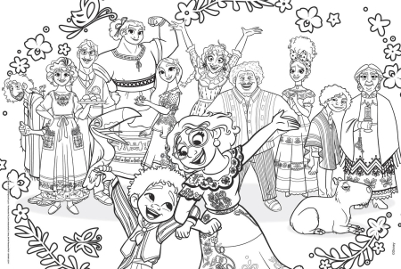 Puzzle de colorat - Encanto (2 x 60 piese) [4]