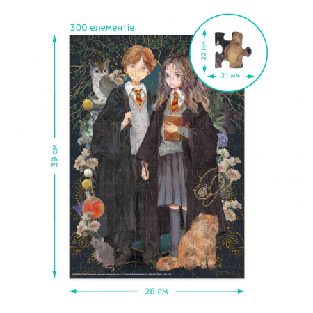 Puzzle Harry Potter - Hermione si Ronald ( 300 piese) [3]