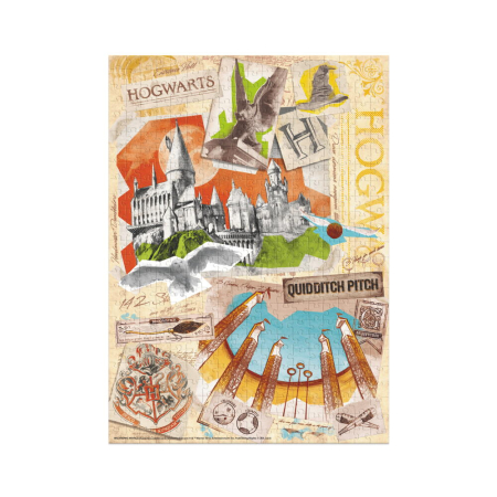 Puzzle Harry Potter - Scoala Hogwarts (450 piese) [2]