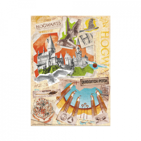 Puzzle Harry Potter - Scoala Hogwarts (450 piese) [2]