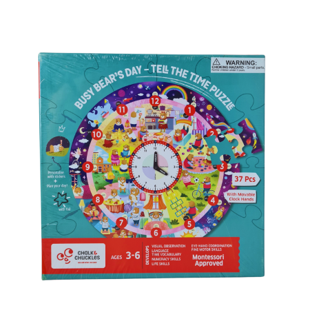 Puzzle-uri clasice - Puzzle - Invatam ceasul cu ursuletul