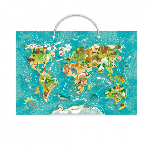 Puzzle magnetic - Lumea animalelor (36 piese) [1]