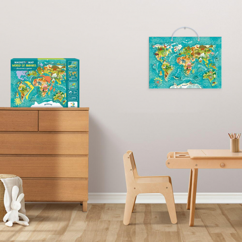 Puzzle magnetic - Lumea animalelor (36 piese) [4]