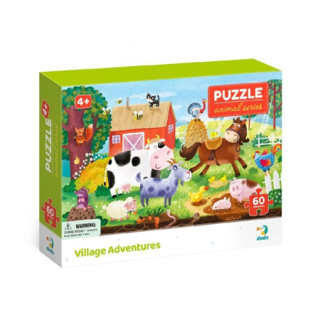 Puzzle-uri clasice - Puzzle - Peripetii la ferma (60 piese)