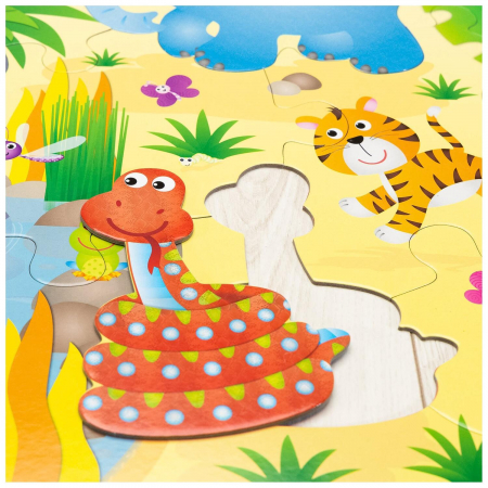 Puzzle Podea: Jungla (30 piese) [3]