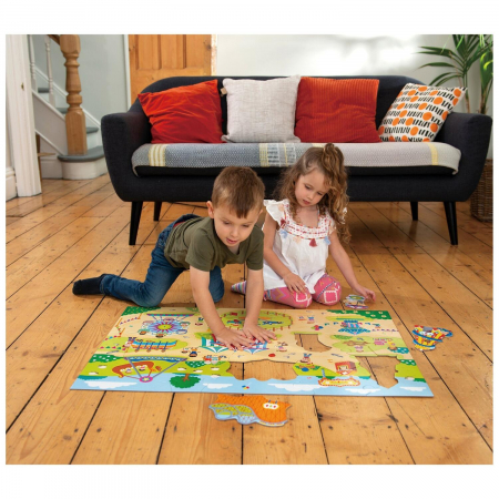 Puzzle Podea: Parcul de distractii (30 piese) [1]