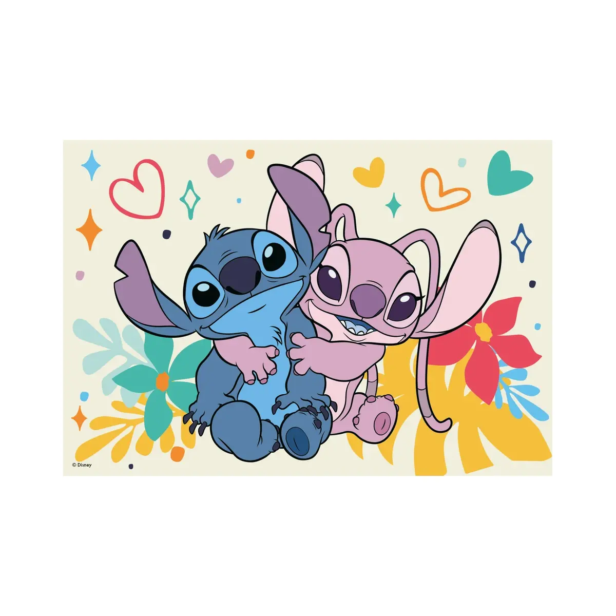 Puzzle - Stitch si Angel (24 piese) [2]