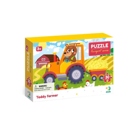 Puzzle-uri clasice - Puzzle - Ursuletul la ferma (30 piese)