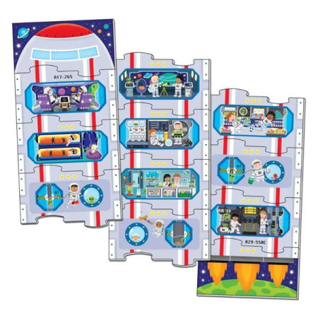 Puzzle vertical - Nava spatiala (12 piese) [1]