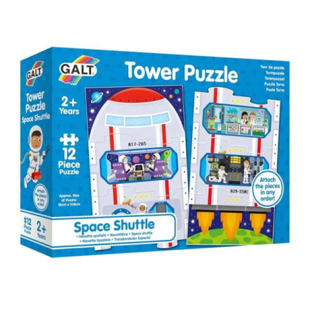 Puzzle-uri clasice - Puzzle vertical - Nava spatiala (12 piese)