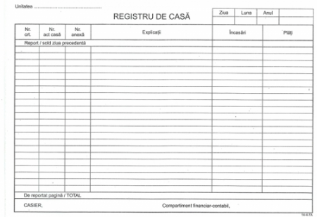Tipizate - REGISTRU DE CASA A4 AUTOCOPIATIV ORIZONTAL L03288