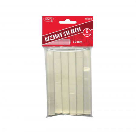 Pistoale lipit și rezerve - REZERVA SILICON 11MM SET 6 RS010 DACO