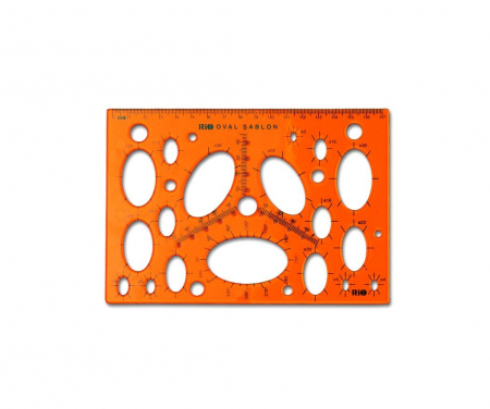 Liniare, sabloane - SABLON 17 CM OVALE RIO 809