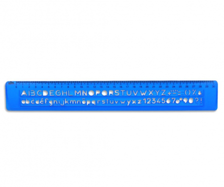 Liniare, sabloane - SABLON 30 CM PENTRU LITERE SI CIFRE DREPTE RIO