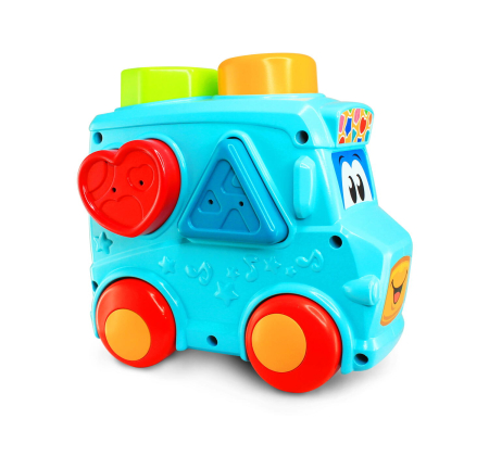 Set 3 in 1 - Autobuz cu sortator, cilindru & turnulet cu bile [1]