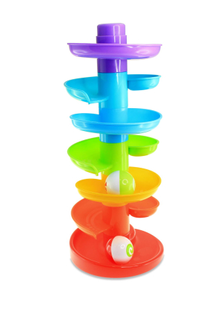 Set 3 in 1 - Autobuz cu sortator, cilindru & turnulet cu bile [2]