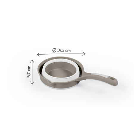 Set 3 in 1 cu cadita pliabila - Gri [5]