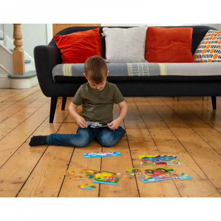 Set 4 puzzle-uri Vehicule (4, 6, 8, 12 piese) [2]